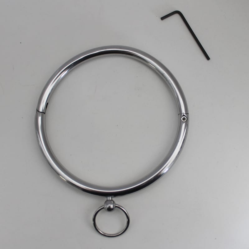 BONDAGE, FETISH & KINK Rouge Stainless Steel Collar