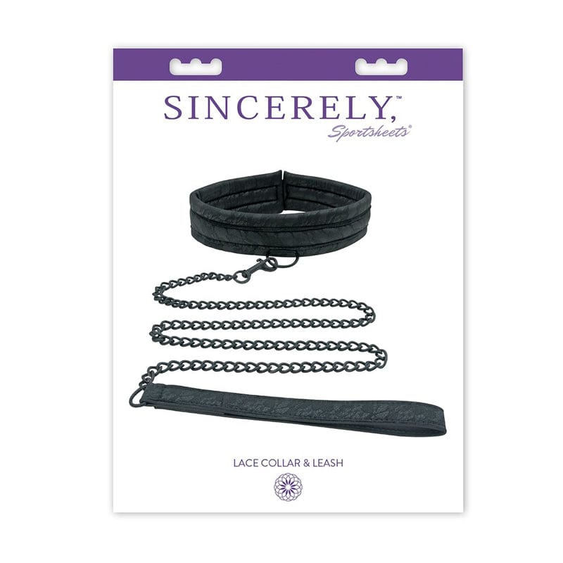 BONDAGE, FETISH & KINK Sincerely, SS Lace Collar & Leash