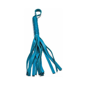 BONDAGE, FETISH & KINK Soft Flogger 12 in. Aqua