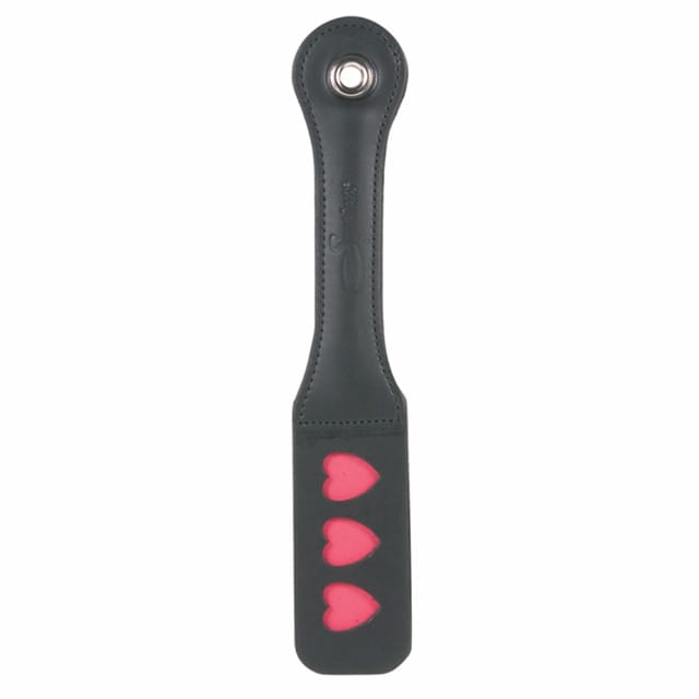BONDAGE, FETISH & KINK SS S&M 12in Heart Impression Paddle