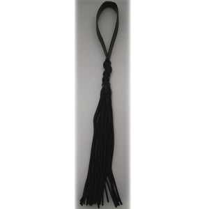 BONDAGE, FETISH & KINK SS S&M Noir Whip 16in Beaded Flogger