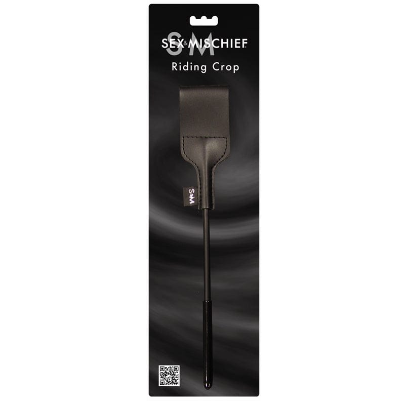 BONDAGE, FETISH & KINK SS S&M Riding Crop Black