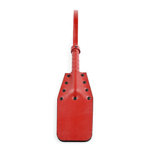 BONDAGE, FETISH & KINK SS Saffron Studded Spanker Red