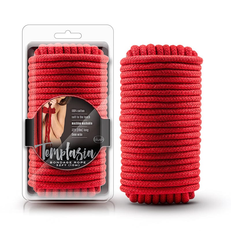 BONDAGE, FETISH & KINK Temptasia Bondage Rope 32ft Red