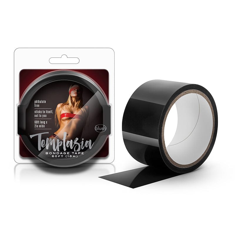 BONDAGE, FETISH & KINK Temptasia Bondage Tape 60ft Black