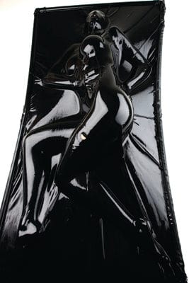 Bondage Gear Extreme Black Latex Vacuum Bed