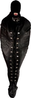 Bondage Gear Premium Leather Bondage Sleep Sack – XL