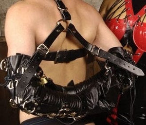 Bondage Gear Strict Leather Deluxe Arm Binder Restraint