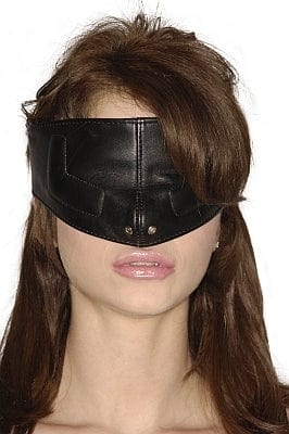 Bondage Gear Strict Leather Upper Face Mask-SM