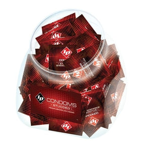 Bowls ID Condoms - Studded - 144 Piece Jar