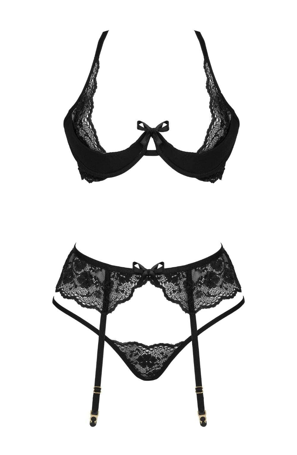 Bras Beauty Night BN6721 Rose Set Black