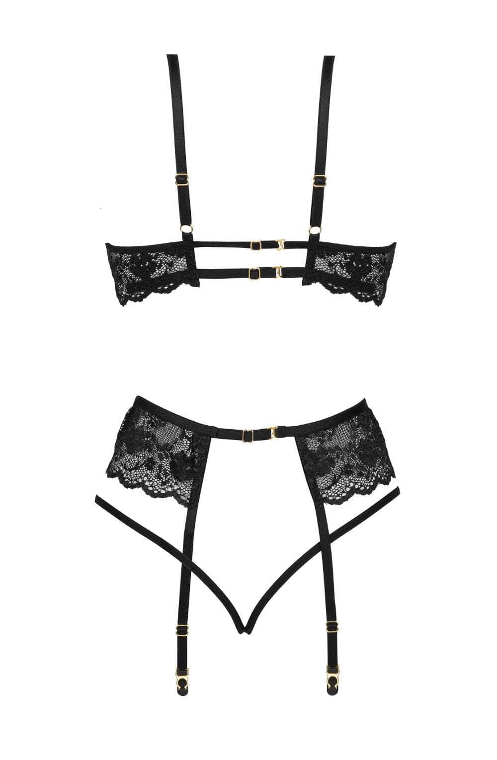 Bras Beauty Night BN6721 Rose Set Black