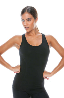 Bras Control Body 212184 Sporty Tank Top With Bra Nero