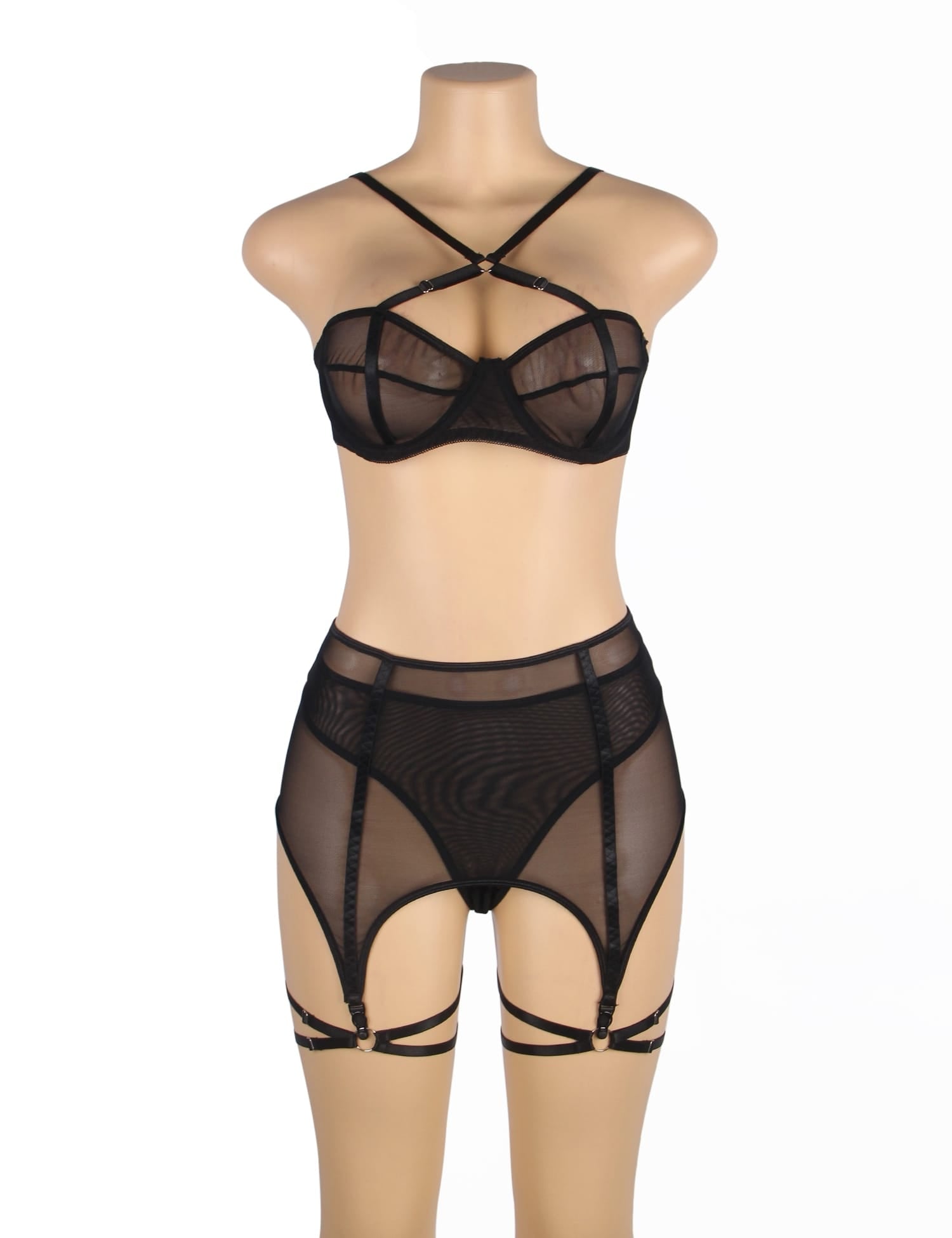 Bras YesX YX868 Three Piece Bra Set