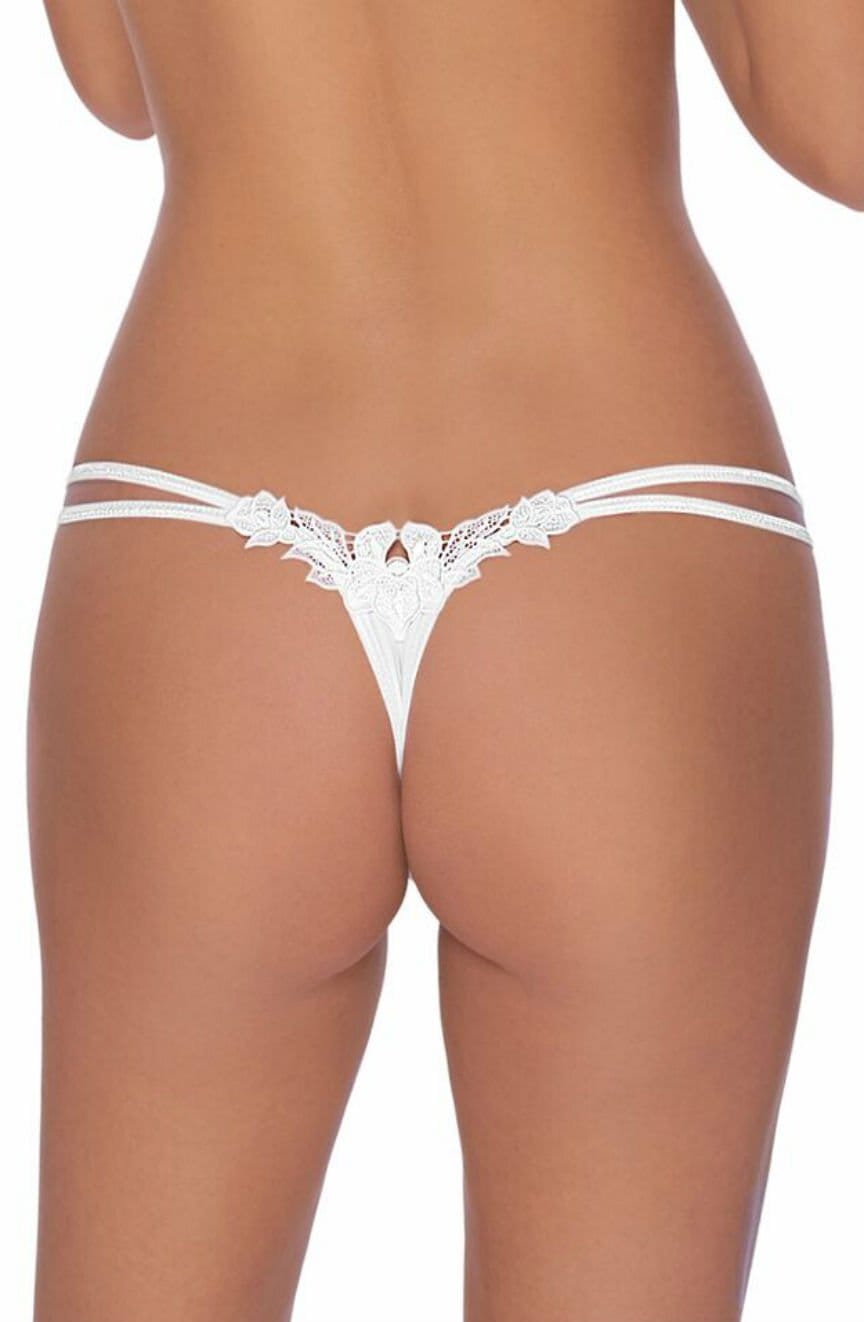 Briefs & Thongs Roza Agnez Thong White