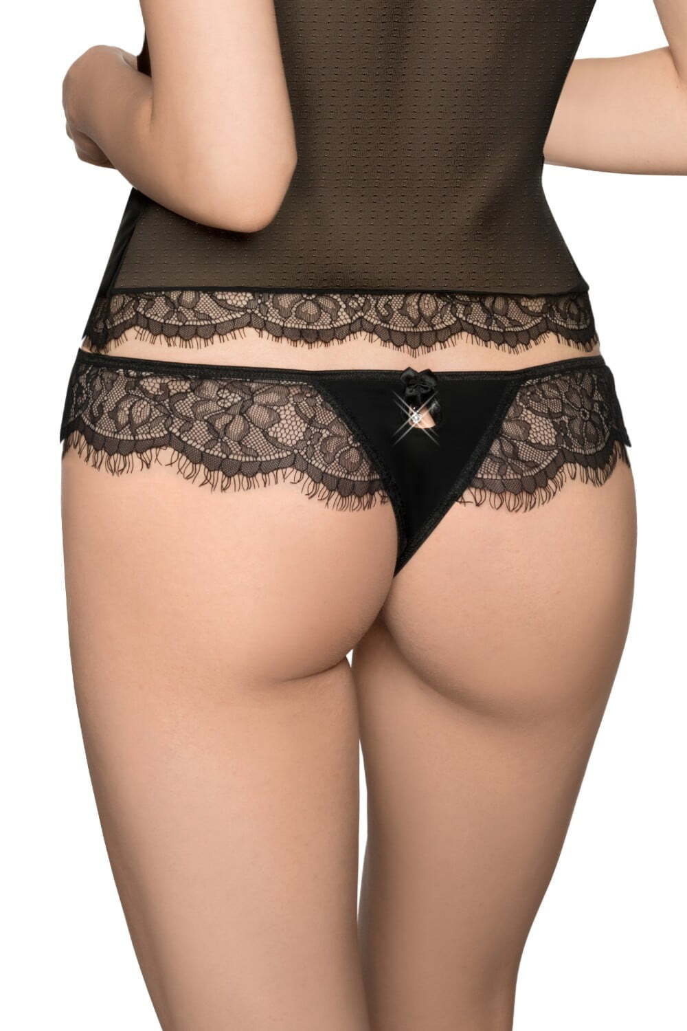 Briefs & Thongs Roza Erii Black THONG
