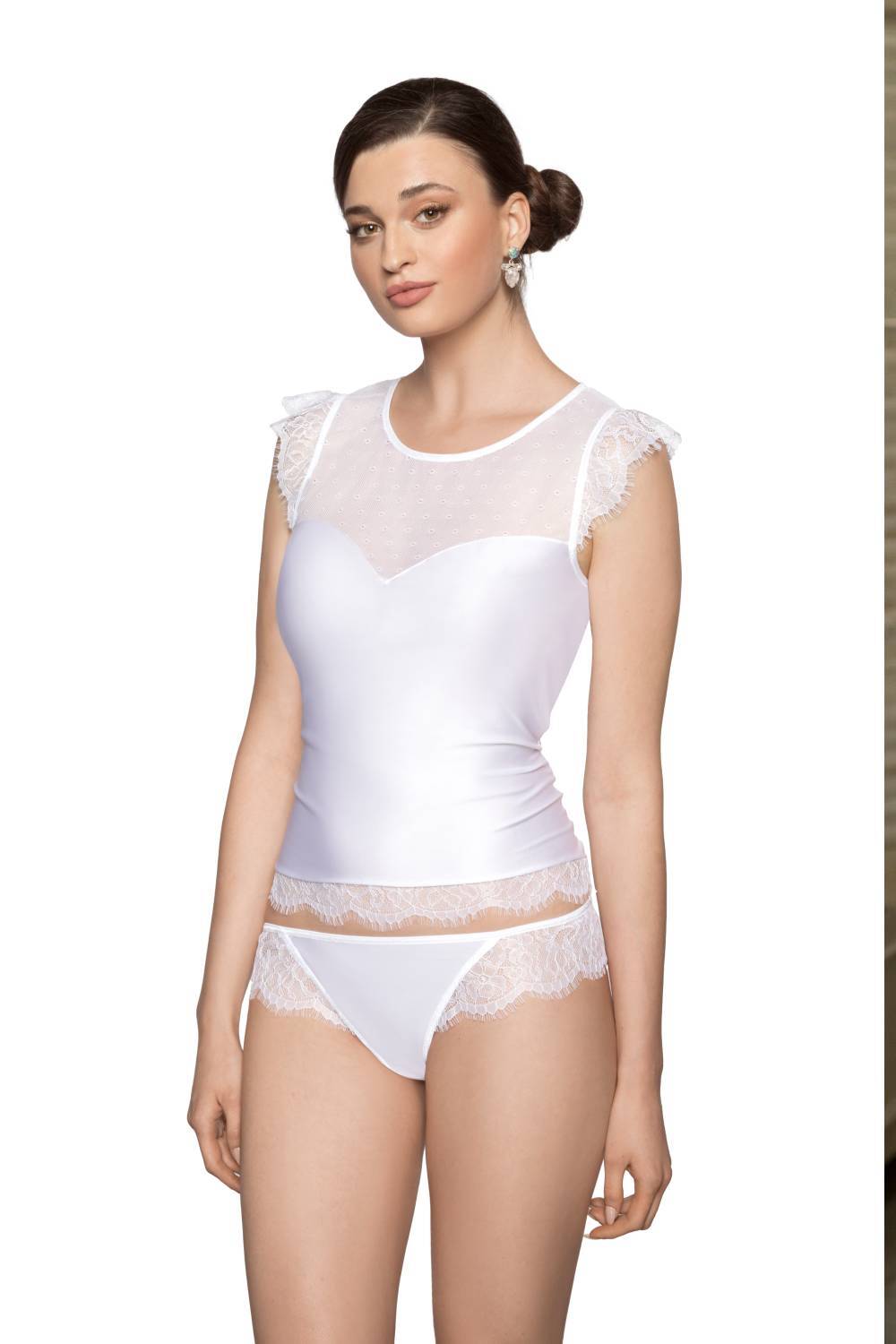 Briefs & Thongs Roza Erii White THONG