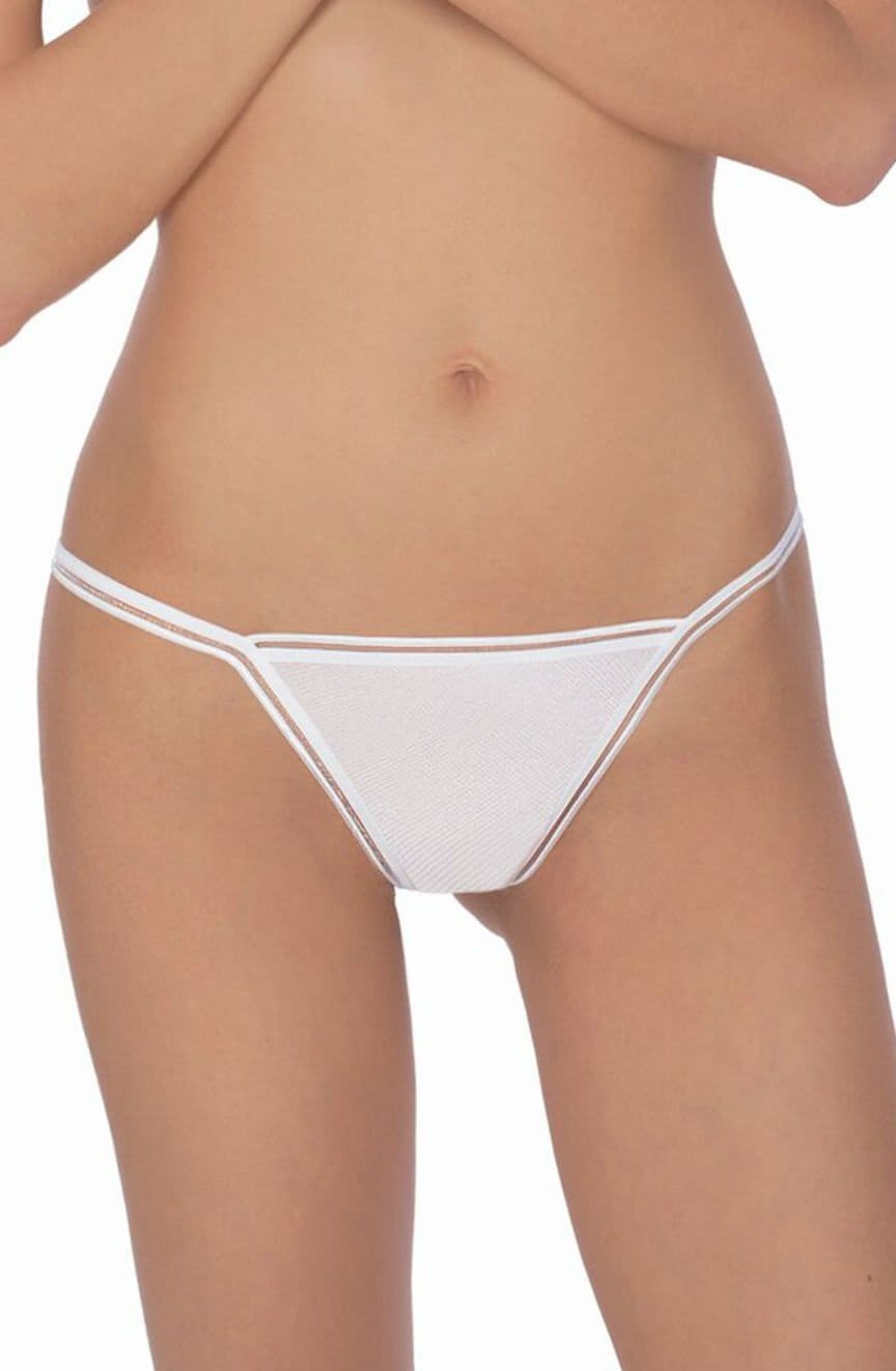 Briefs & Thongs Roza Fiona Thong White