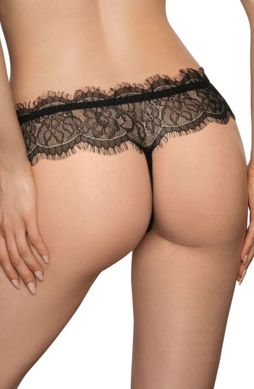 Briefs & Thongs Roza Idrisa Black Thong