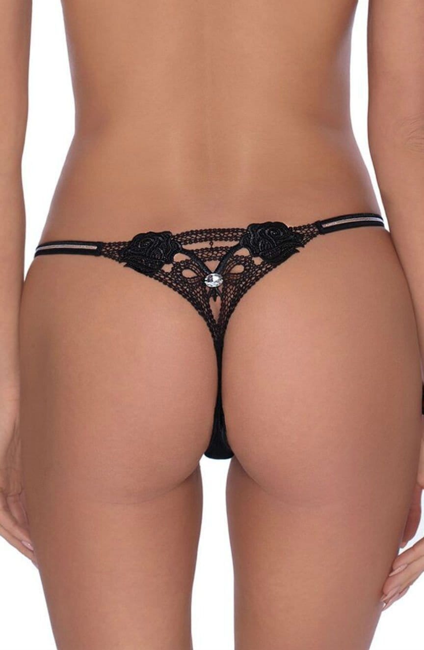 Briefs & Thongs Roza Lea Thong Black