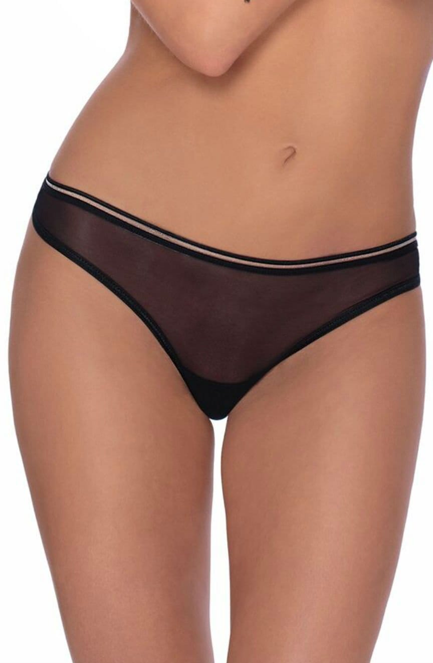 Briefs & Thongs Roza Lica Thong Black