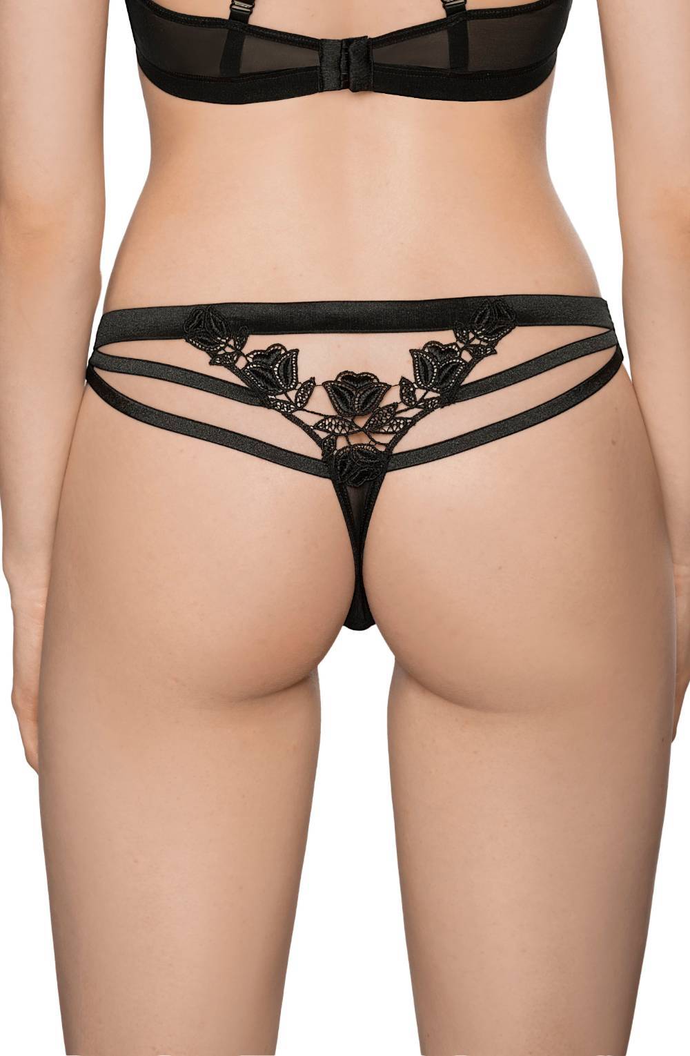 Briefs & Thongs Roza Lisbet Black THONG