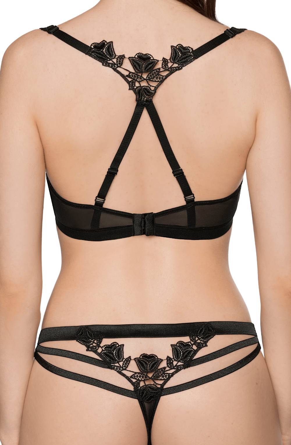 Briefs & Thongs Roza Lisbet Black THONG