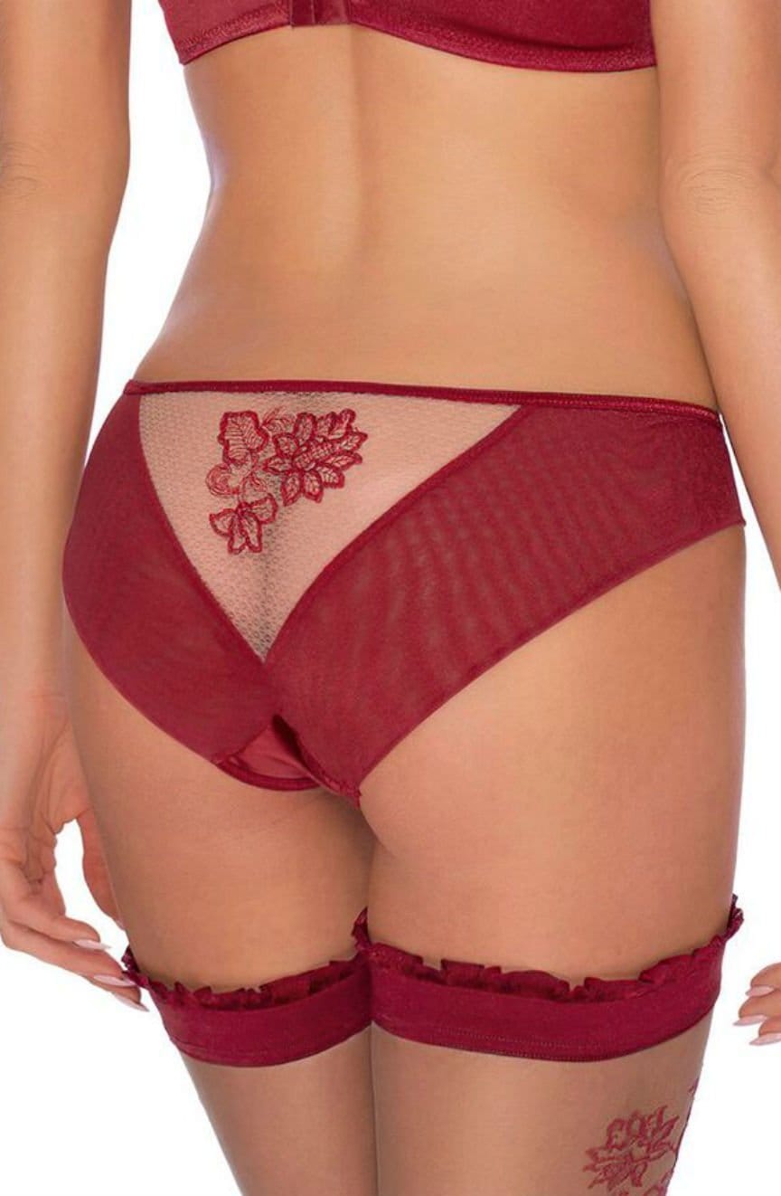 Briefs & Thongs Roza Mehendi Brief Claret