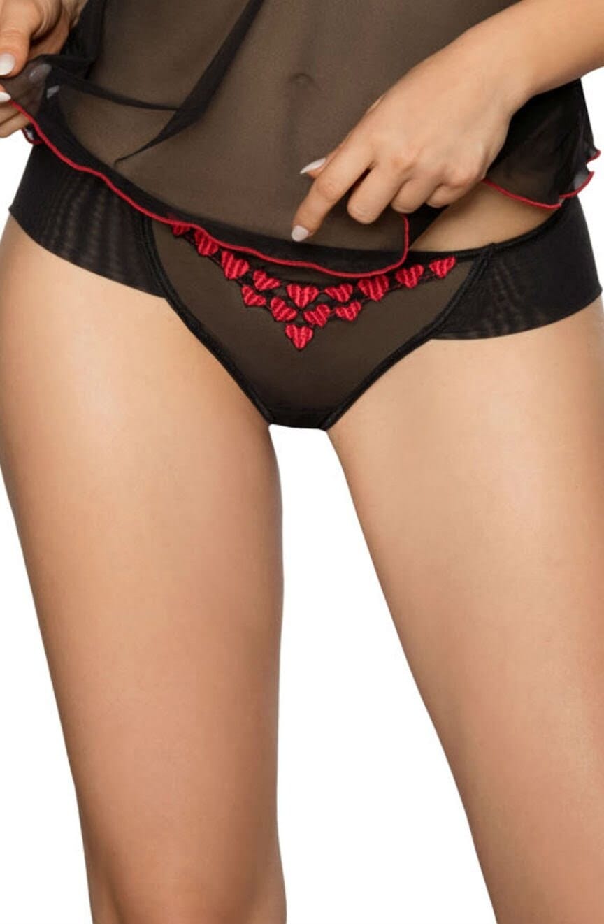 Briefs & Thongs Roza Rubii Black Thong