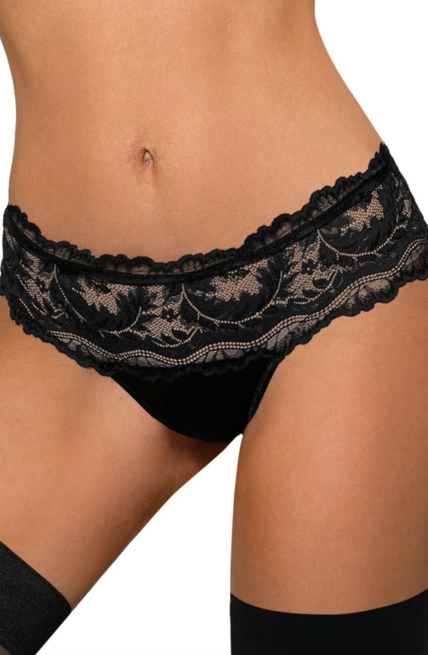 Briefs & Thongs Roza Sefia Thong Black