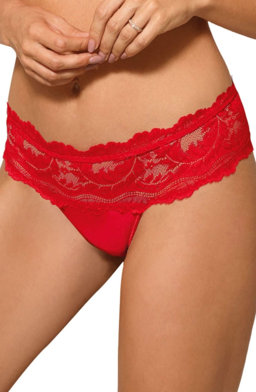 Briefs & Thongs Roza Sefia Thong Red