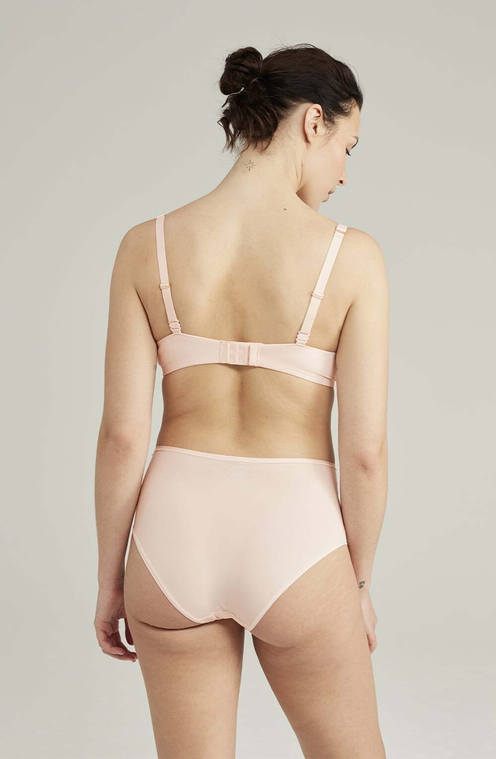 Briefs & Thongs The Second Skin Stretch High Waist Brief Blush Pink