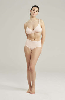 Briefs & Thongs The Second Skin Stretch High Waist Brief Blush Pink