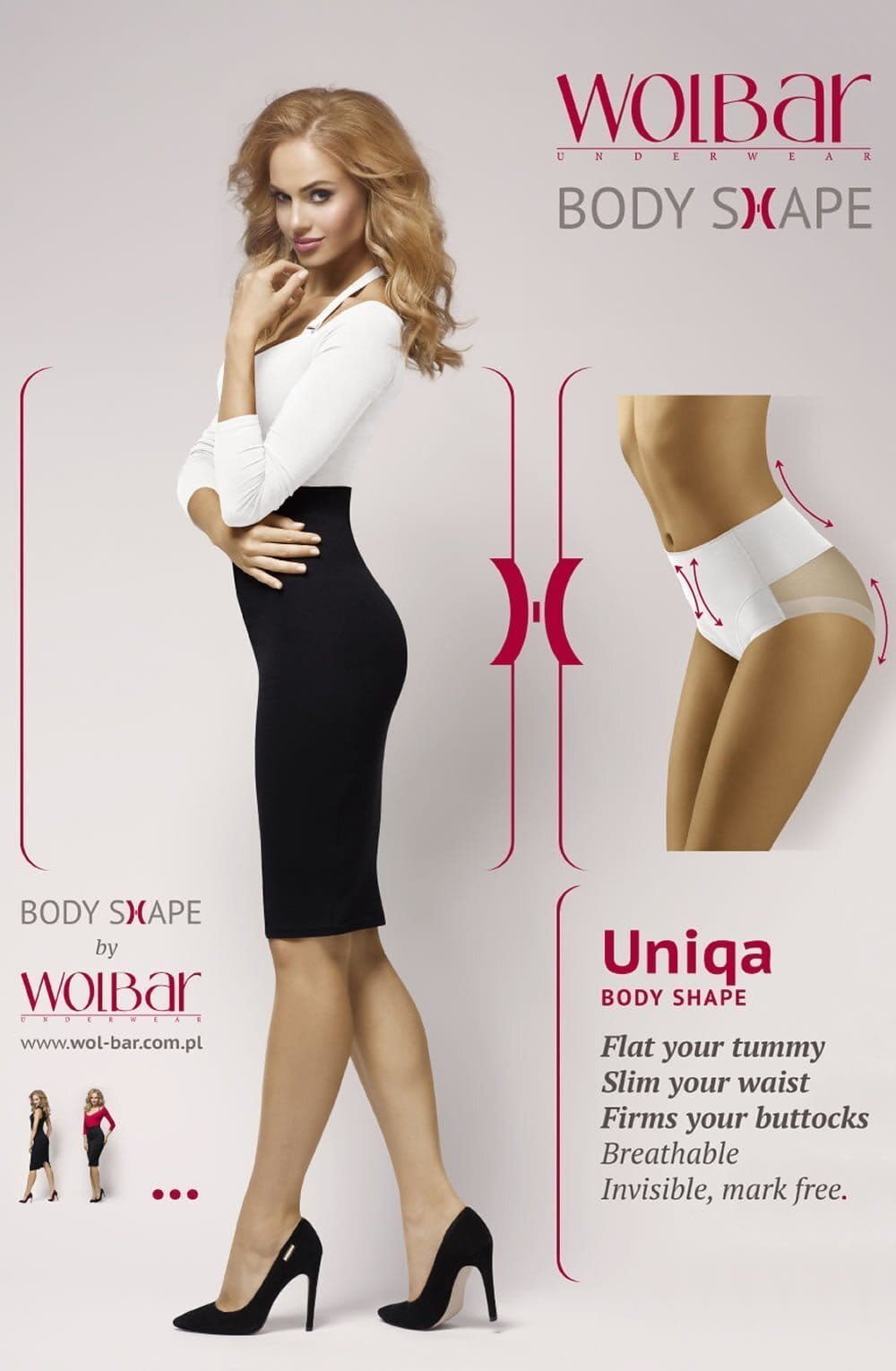 Briefs & Thongs Wolbar Uniqa White
