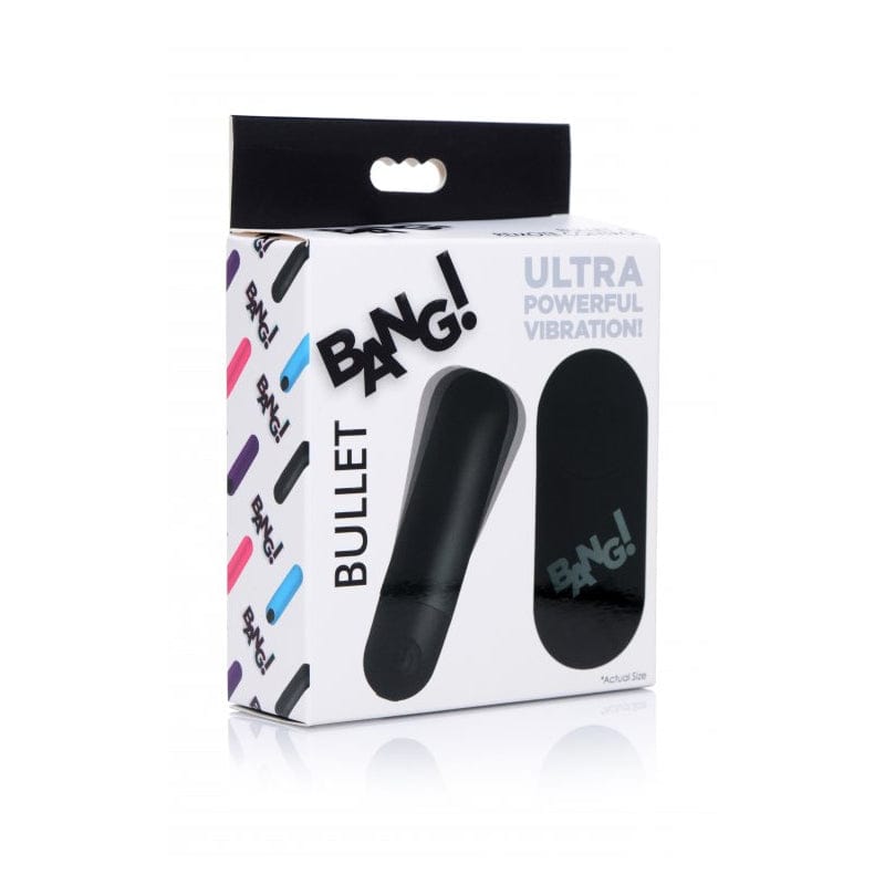 BULLETS AND EGGS BANG! Vibrating Bullet w/ Remote Black