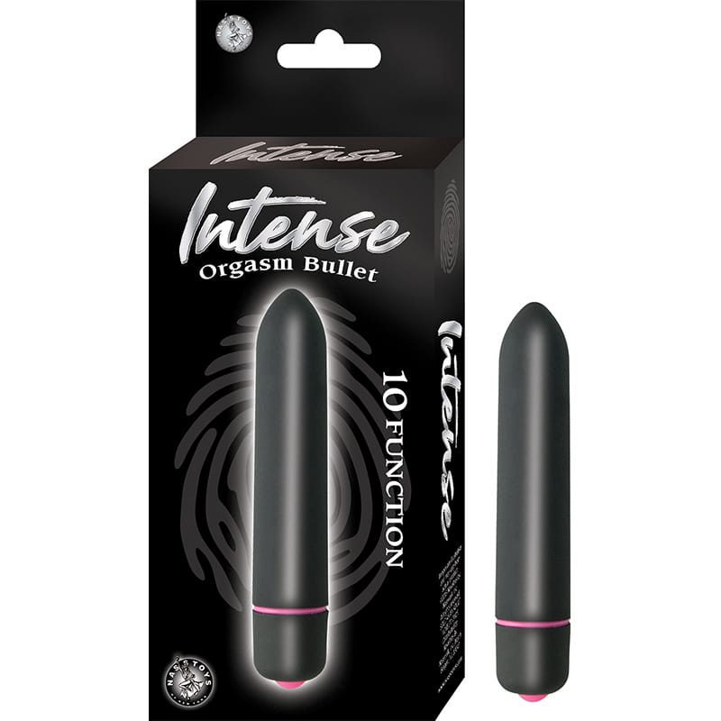 Bullets and Eggs Intense Orgasm Bullet Black