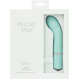 BULLETS AND EGGS Pillow Talk Racy Mini Massager Teal
