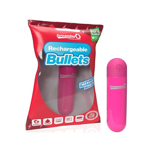 BULLETS AND EGGS Screaming O Rechargeable Bullets Pink