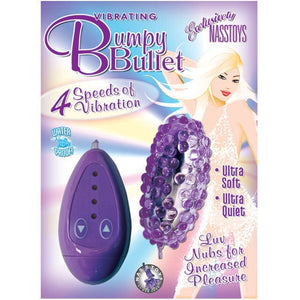 BULLETS AND EGGS Vibrating Bumpy Bullet WP (Purple)