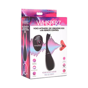 BULLETS AND EGGS Whisperz Voice Activat 10X Vibr Egg RC