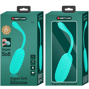 Bullets & Eggs Kirk Rechargeable Vibrating Egg - Turquoise