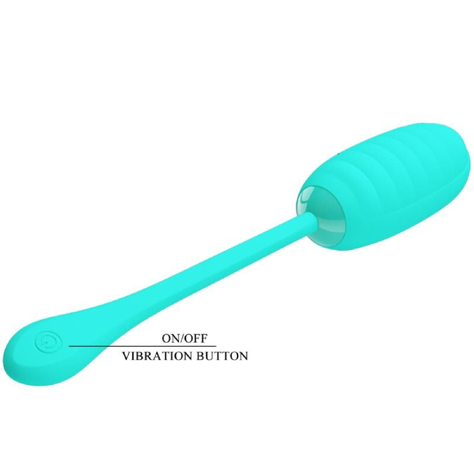 Bullets & Eggs Kirk Rechargeable Vibrating Egg - Turquoise
