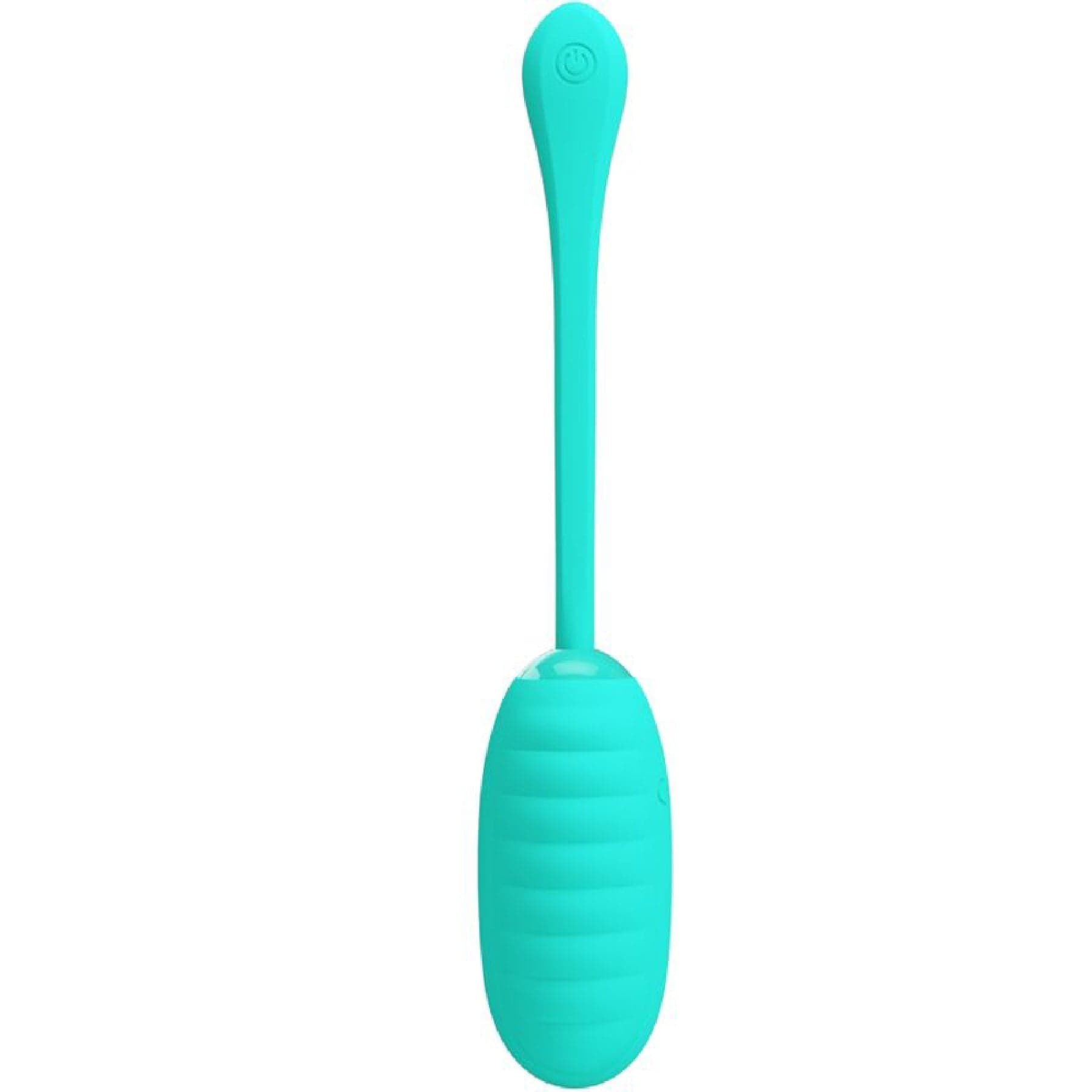 Bullets & Eggs Kirk Rechargeable Vibrating Egg - Turquoise