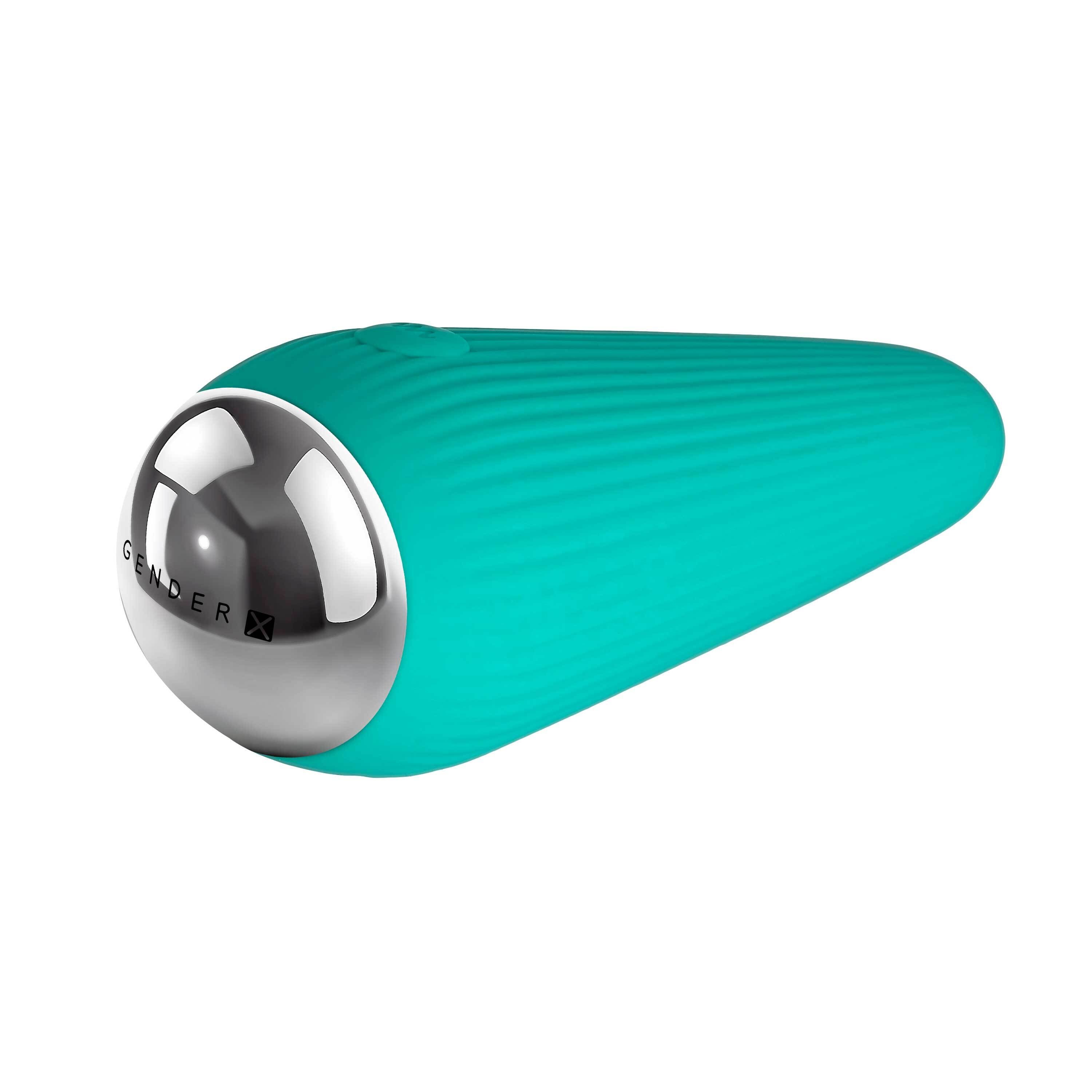 Bullets & Eggs O-Cone Rechargeable Vibrating Bullet - Teal