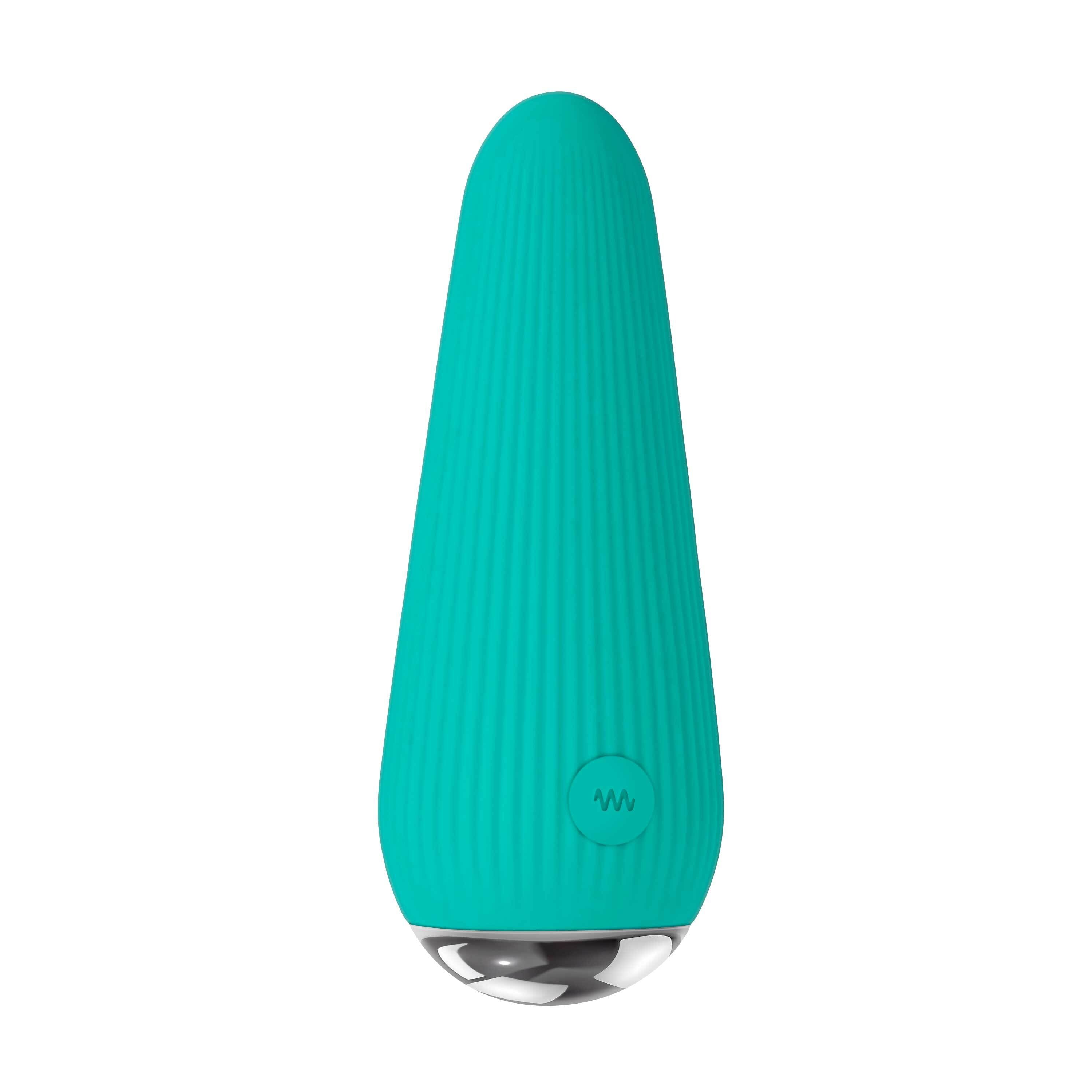 Bullets & Eggs O-Cone Rechargeable Vibrating Bullet - Teal