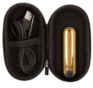 Bullets & Eggs Rechargeable Hideaway Bullet - Gold