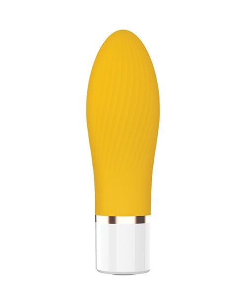Bullets, Eggs, Rings Nobu Mini Suba Ribbed Bullet - Yellow