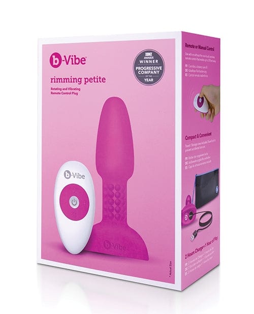 Butt Plugs b-Vibe Petite Rimming Plug - Fuchsia
