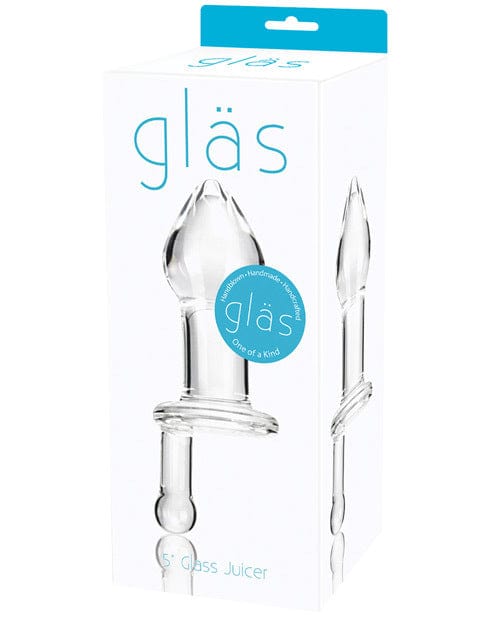 Glas 5" Juicer Anal Plug: Clear Glass, Hypoallergenic, Temp Play Ready Sex Supply Shop Glas 5" Juicer Anal Plug: Clear Glass, Hypoallergenic, Temp Play Ready Sex Supply Shop