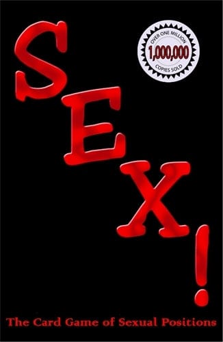 Sex card game with 50 position cards for couples